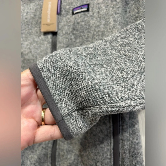 Patagonia Boys' Small Size 7 8 Better Sweater Jacket Stonewash Grey NWT - Picture 5 of 12
